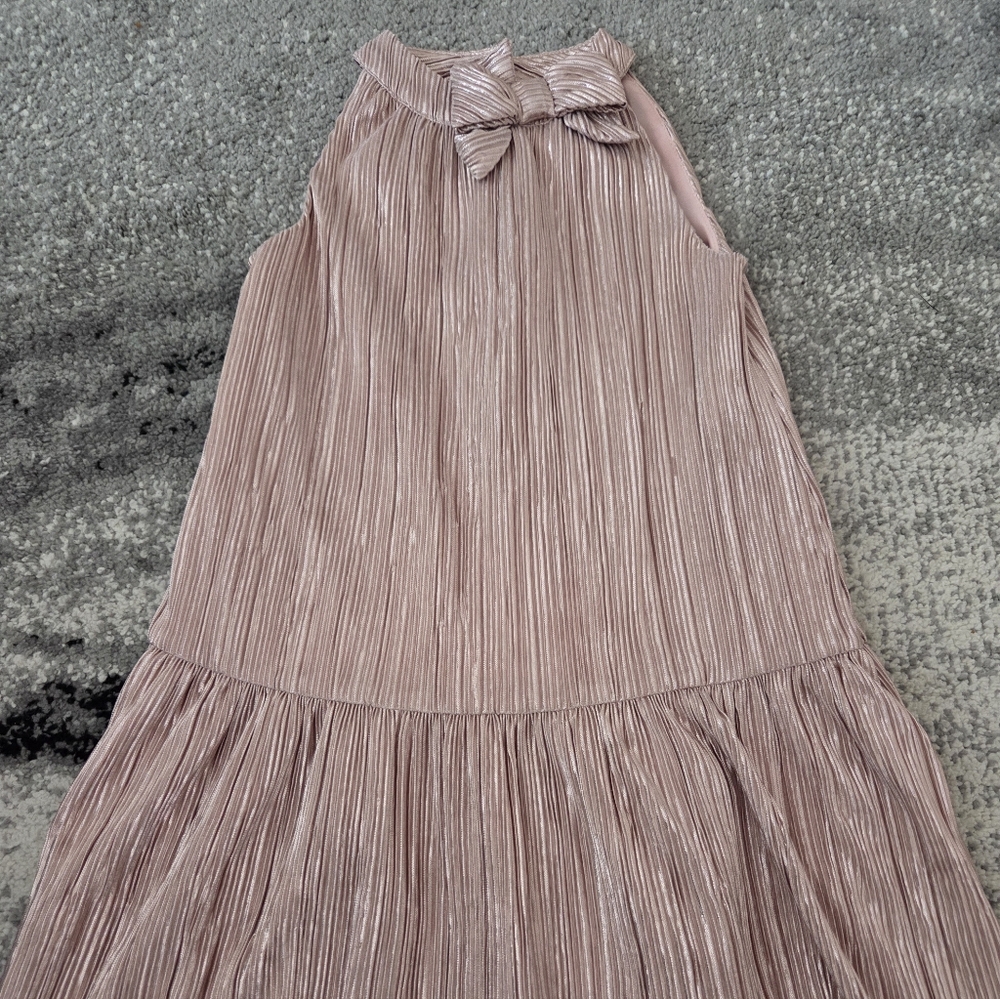 Janie and Jack Pleated Pink Dress